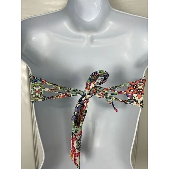 Nanette‎ Lepore Greek Tiles Tease Bandeau Women’s Size Small - Picture 4 of 12